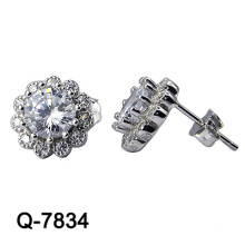 Jóias de prata dos brincos da forma do projeto 925 novos (Q-7834. JPG)